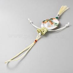 Borse appese ovali in raso&nbsp;AJEW-WH0314-663F