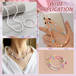 320шт 8 цвета непрозрачные акриловые бусины&nbsp;MACR-ME0001-03