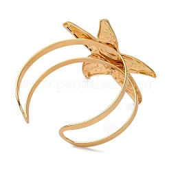 Браслеты-манжеты из сплава для женщин&nbsp;BJEW-U011-02G