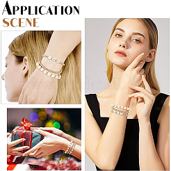 6шт. 3 стильных браслета со словом «миссис»&nbsp;BJEW-BC0002-06