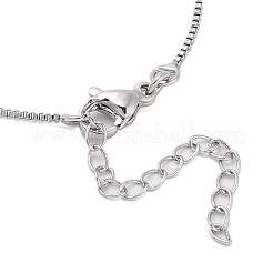Collana con pendenti in conchiglia paua naturale con placcatura a cremagliera&nbsp;NJEW-B104-01D-01P