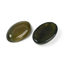 Natürliche Achat-Cabochons (gefärbt und erhitzt)&nbsp;G-N361-05B-01