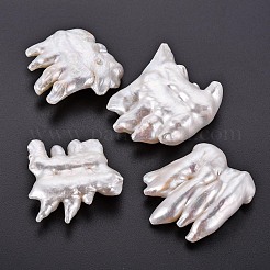 Perles de perles keshi naturelles&nbsp;PEAR-N020-E01