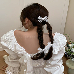 4 шт. 2-х цветных полиэстеровых кружевных отделок длиной 2 ярда&nbsp;OCOR-LP0001-95