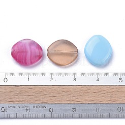 Perle di vetro ceche trasparenti e opache&nbsp;GLAA-O018-17