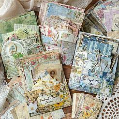 1 lot de blocs de papier pour scrapbooking&nbsp;DIY-SP0007-93B