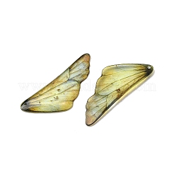 2 шт. подвески из прозрачной эпоксидной смолы&nbsp;RESI-A044-04C