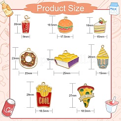 40шт 8 стиля подвески из сплава с эмалью&nbsp;ENAM-CJ0003-39