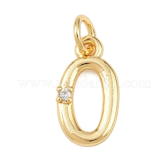 Латунные микропаве прозрачные кубические циркониевые подвески&nbsp;KK-P339-27G