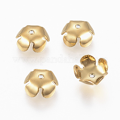 Placcatura ionica (ip) tappo perlina in acciaio inossidabile 304&nbsp;LS-STAS-E145-06G