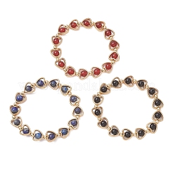 Браслет из натуральных черных ониксов&nbsp;BJEW-JB13440