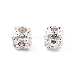 Perline zirconi micro pave  in ottone&nbsp;KK-R216-17P-03
