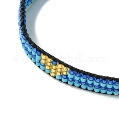 Set di braccialetti con perline di semi di vetro 2 pz 2 colori&nbsp;BJEW-MZ00061