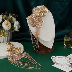 1 пара погонов в виде цветка для животных с кисточками из стеклянных бусин&nbsp;FIND-FG0005-05