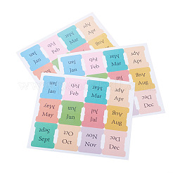 10 planche d'autocollants pour planning mensuel&nbsp;DIY-TADJ0002-001