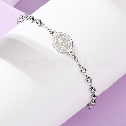 Браслеты из нержавеющей стали 304 Religion&nbsp;LS-BJEW-F524-05A-P