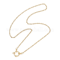 Цепочки Фигаро из нержавеющей стали 304 толщиной 2.5 мм с застежками-пружинами&nbsp;NJEW-JN05709