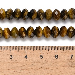 Природных тигровый глаз бисер нитей&nbsp;G-C259-A01-5x8mm-02