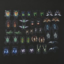 40шт 20 стиля домашних животных клей водонепроницаемый набор наклеек&nbsp;DIY-K032-50E