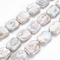 Chapelets de perles en Keshi naturel&nbsp;PEAR-S020-K05