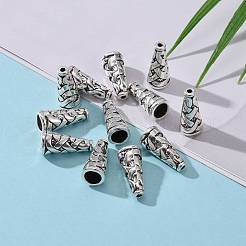 Tibetischen Stil Legierung Perle Kegel&nbsp;TIBEB-00821-AS-R