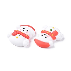 Кабошоны из непрозрачной смолы с рождественской тематикой&nbsp;RESI-F042-01H