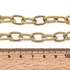 9 mm strukturierte Ankerkette aus 304 Edelstahl für Damen und Herren&nbsp;SA-CBA37BC-19G