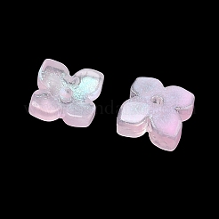 Embouts de perles de verre teints et chauffés&nbsp;GLAA-Z019-01H