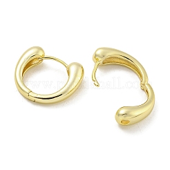 Orecchini a cerchio in ottone&nbsp;EJEW-L211-010K-G