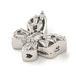 Латунные микропаве из прозрачного кубического циркония&nbsp;LS-KK-Z057-08P