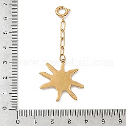 Подвесные украшения в виде солнца из нержавеющей стали 304&nbsp;STAS-K308-06G