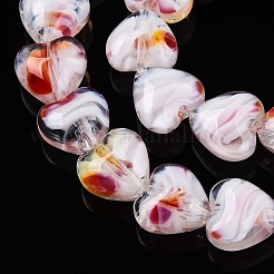 Perles millefiori verre brins&nbsp;X-GLAA-T023-34K