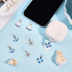 8 шт. 4-х видов пластиковых мобильных пылезащитных заглушек&nbsp;HJEW-HY00134