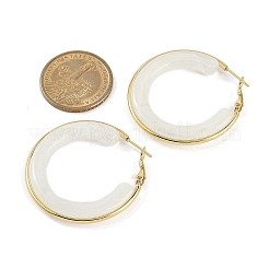 Серьги-кольца из нержавеющей стали 304 для женщин&nbsp;LS-EJEW-B113-02G-04