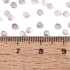 Perles de rocaille en verre picasso&nbsp;SEED-Q041-02I