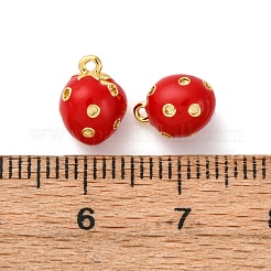 Messing Emaille Anhänger / charms&nbsp;KK-I276-27G-02