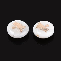 Perles de coquillages naturels d'eau douce&nbsp;SHEL-N037-02J-G