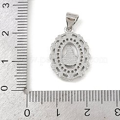 Латунные микро проложить кубического циркония подвески&nbsp;KK-P323-11C-P02