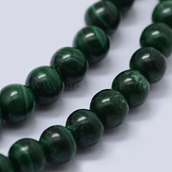 Chapelets de perles en malachite naturelle&nbsp;G-F571-27AB2-8mm