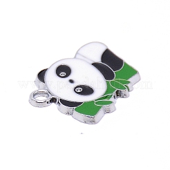 Pendentifs d'émail en alliage&nbsp;PALLOY-WH0091-06P