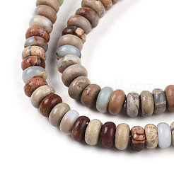 Натуральные бусины из аква терра яшмы&nbsp;G-T140-71B