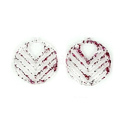 Diy полые плоские круглые подвесные силиконовые Молды&nbsp;DIY-I099-37