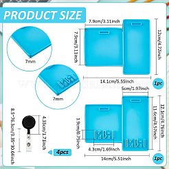 2 шт. силиконовые Молды для студенческих удостоверений&nbsp;DIY-BC0015-35