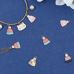 30 шт. 5-цветные подвески из сплава с зимней тематикой&nbsp;FIND-SC0019-61