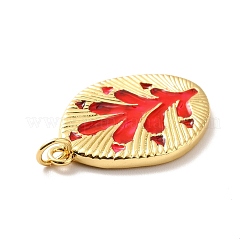 Подвески из латуни с эмалью в стойку&nbsp;KK-M230-23G