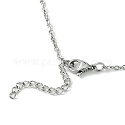 Колье-держатель в виде клетки с кристаллами&nbsp;NJEW-JN04602-01