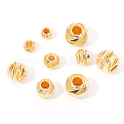 160 шт. 4-х видов гофрированные бусины&nbsp;KK-BC0007-51