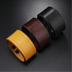 Браслеты из телячьей кожи с плоскими краями&nbsp;BJEW-WH20007-09C