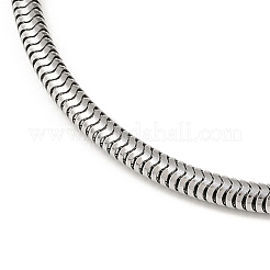 Anlaufgeschützte 304 Edelstahl-Armbänder mit europäischen runden Schlangenketten&nbsp;X-STAS-J015-05