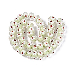 Perles vernissées manuelles&nbsp;LAMP-Q039-04D